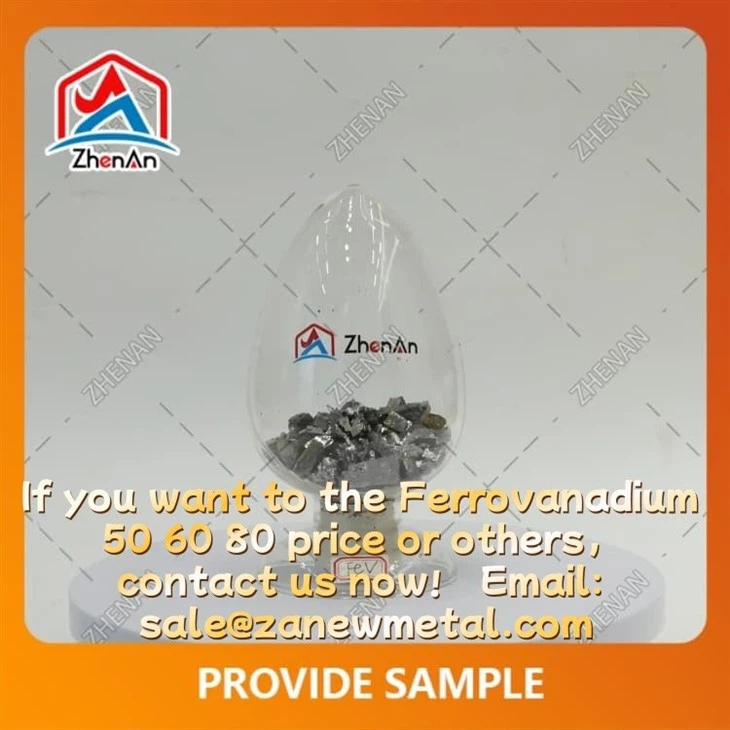 50%min Ferrovanadium 10-150mm suppliers