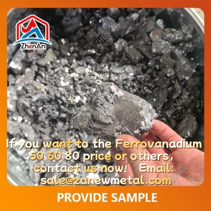 80% Ferrovanadium 50-100 mm Lumps suppliers