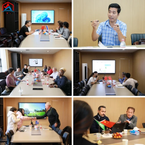 Customer Visit - Black Silicon Carbide Factory Customer visit to black silicon carbide production facility