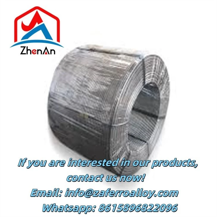 Pure Calcium Cored Wire 30% Ca Min
