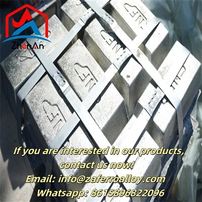 99.98% Pure Magnesium Ingots